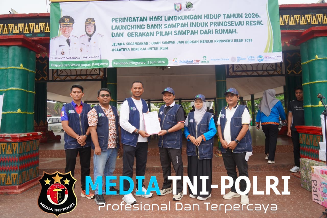 Pemkab Pringsewu Launching Gerakan Pilah Sampah Dari Rumah dan Bank Sampah Induk Pringsewu Resik
