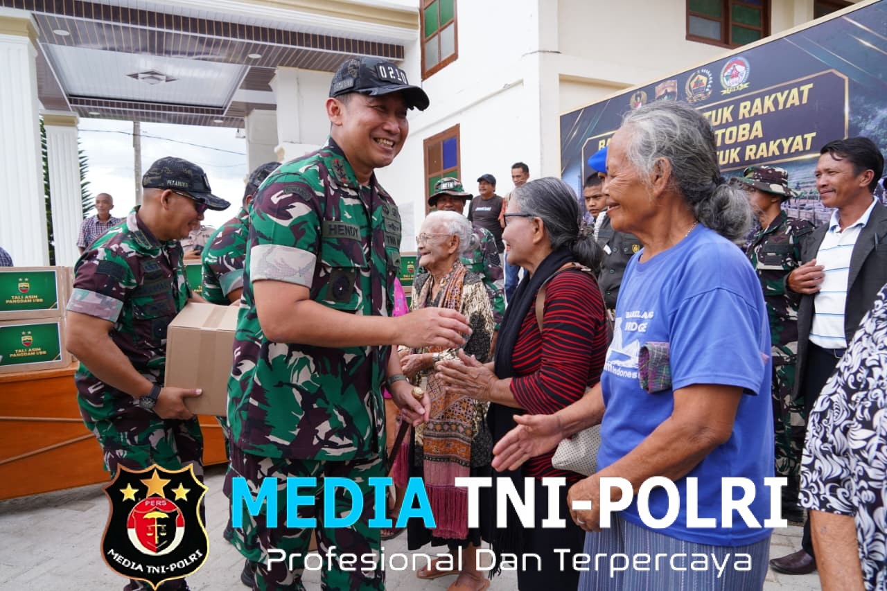 Pangdam I/BB Tinjau Sumur Bor dan Rehab Gereja Program Karya Bakti di Toba