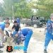 Sat Polairud Polres Lampung Timur Gelar Aksi Sapu Bersih Sampah di Pantai Mutiara Baru