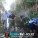 Antisipasi Banjir, Babinsa Sertu Didik Bersama Warga Kepanjenkidul Bersihkan Saluran Sungai