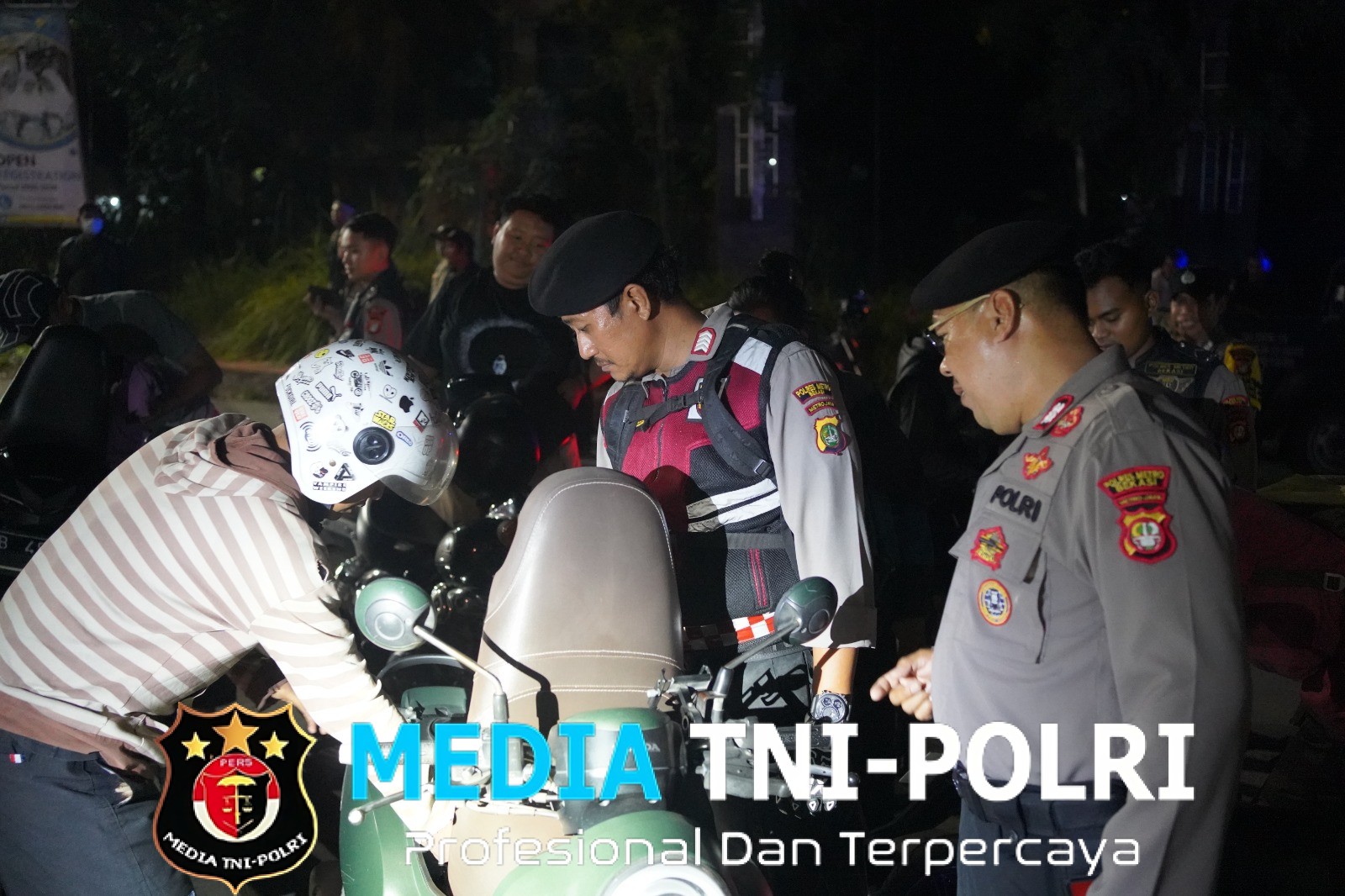 Patroli Jaga Bekasi Digelar di Babelan, Polres Metro Bekasi Perkuat Keamanan Skala Besar Malam Hari