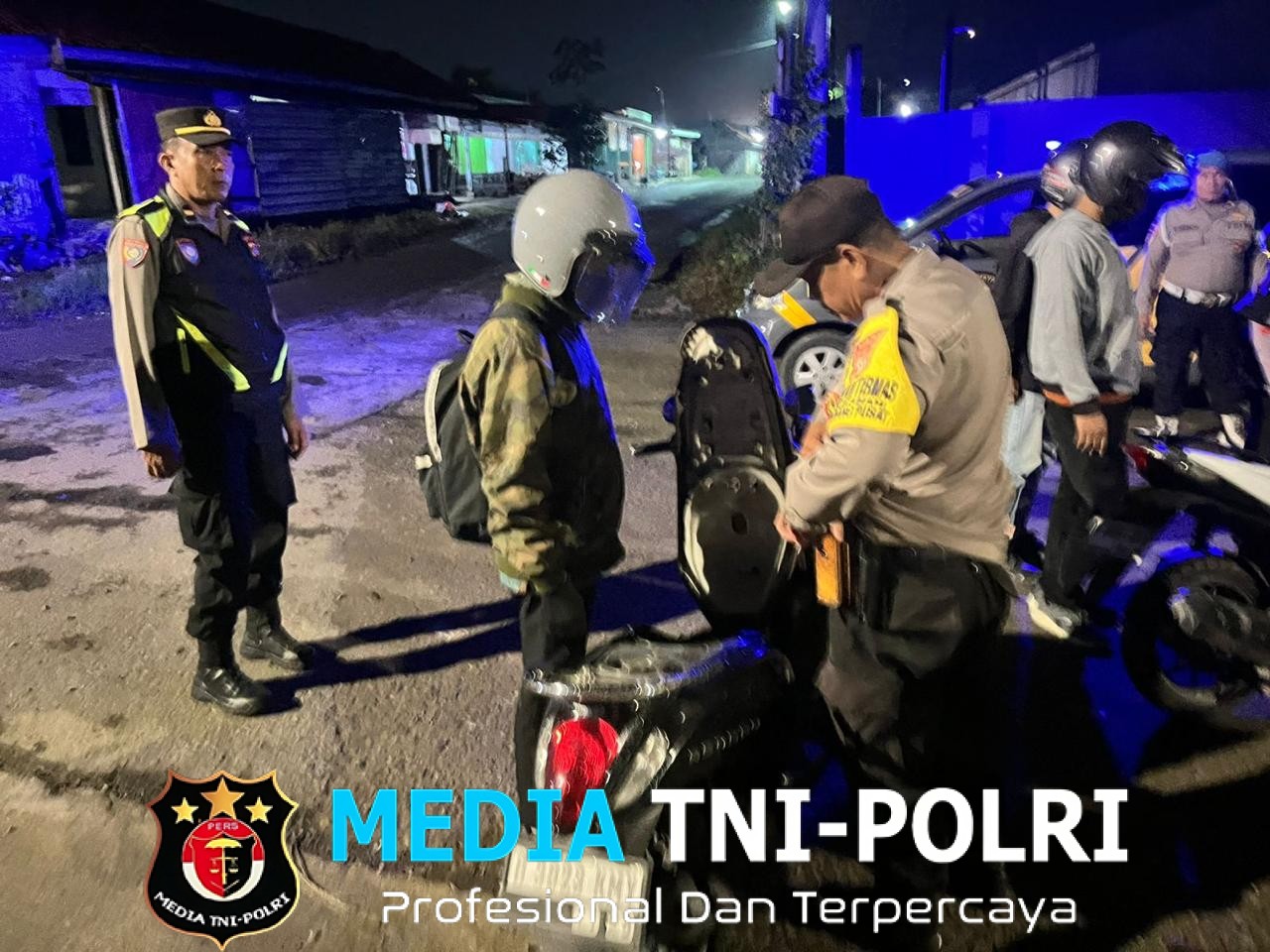 Polsek Cikarang Pusat Gelar Operasi Kejahatan Jalanan, Situasi Kamtibmas Terpantau Aman dan Kondusif