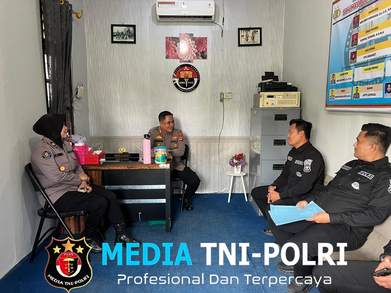 Bidhumas Polda Lampung Gelar Supervisi di Polres Lampung Utara, Tekankan Strategi Konten Digital
