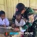 Satgas Yonif 123/Rajawali Tanamkan Semangat Belajar Generasi Papua Lewat Program Gadik di SD Inpres Basim