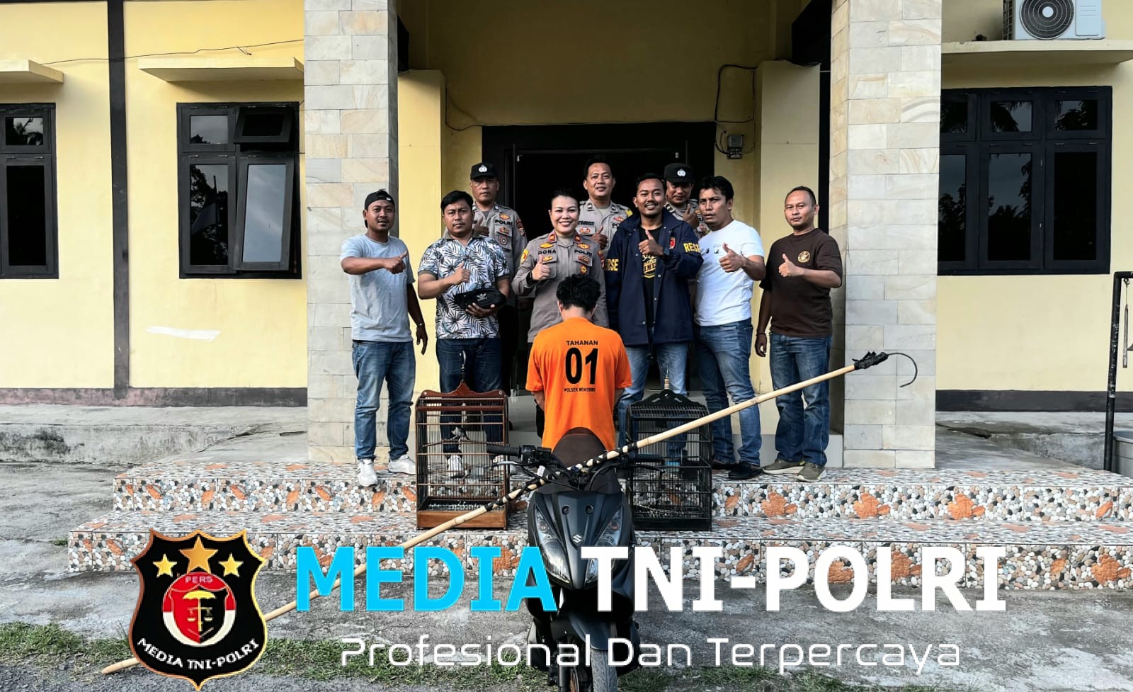 Oknum ASN Residivis Spesialis Pencurian Burung Ditangkap Polsek Wonosobo, Satu Rekan Masuk DPO