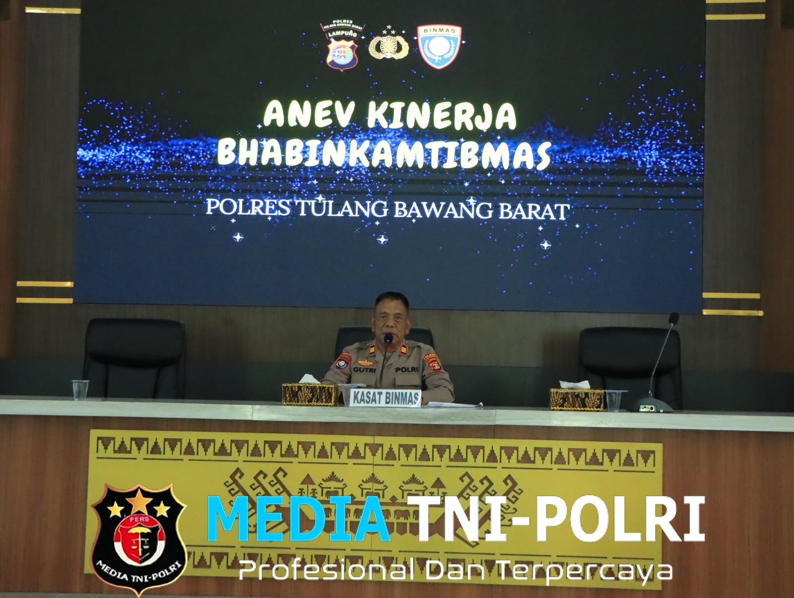 Polres Tulang Bawang Barat Gelar Anev Bhabinkamtibmas, Tekankan Peran Strategis Jaga Kamtibmas Dengan Kehadiran Polisi di Tengah Masyarakat