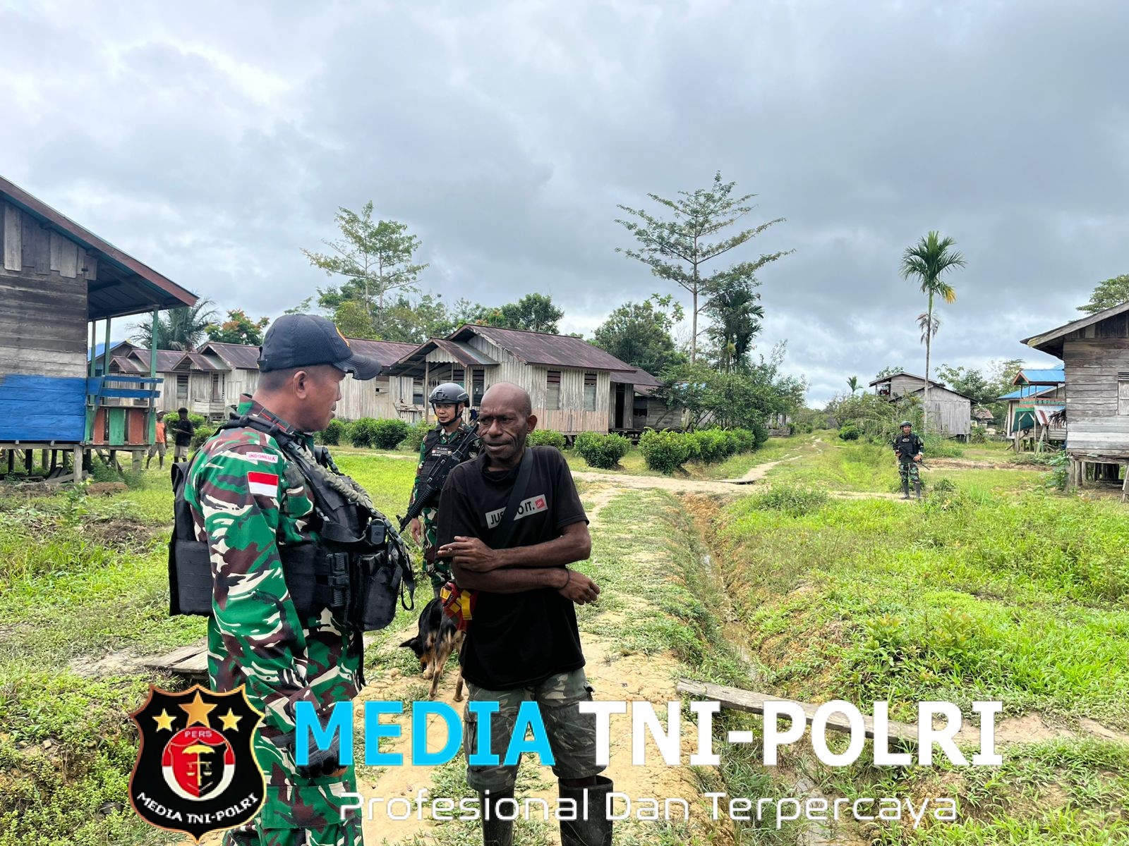 Melalui Komsos, Satgas Yonif 123/Rajawali Dengarkan Curhat Warga Binaan di Wilayah Penugasan