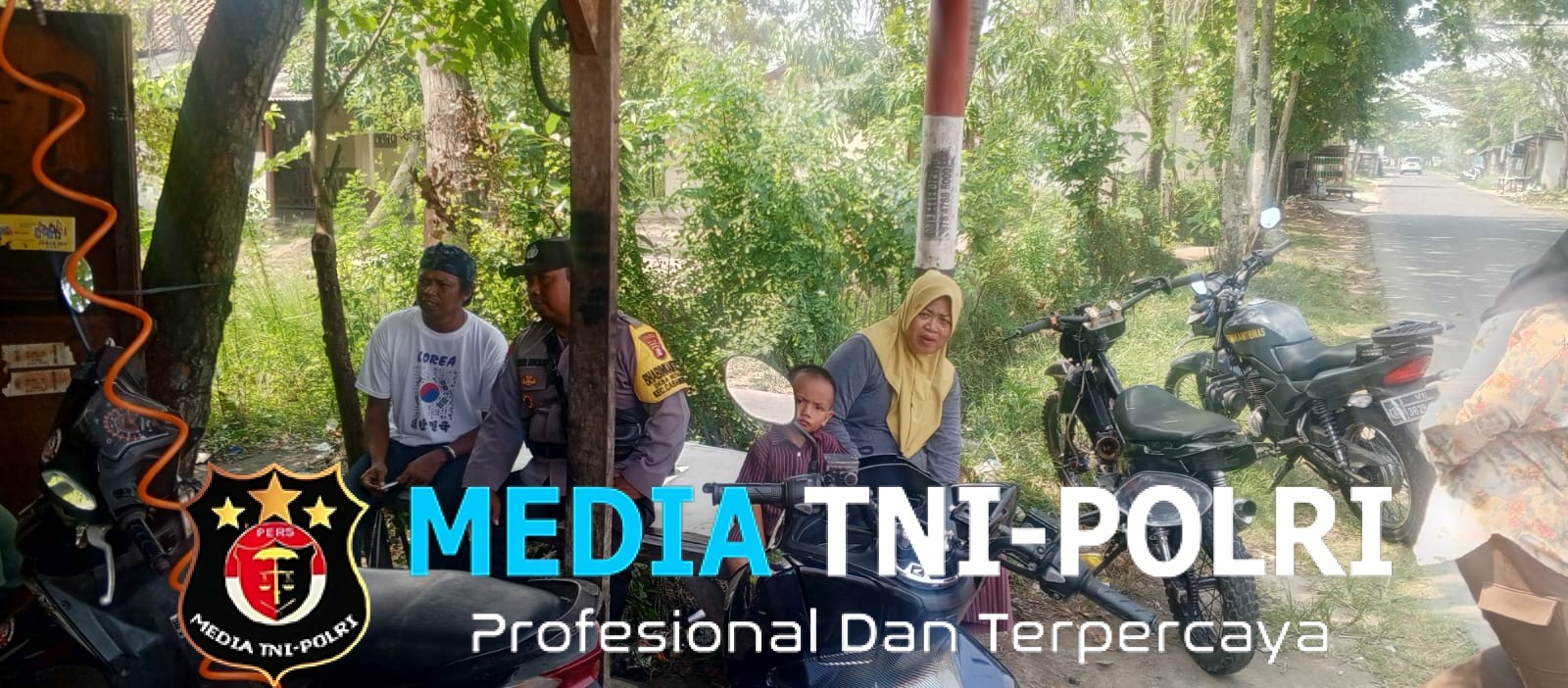Jaga Jakarta Jaga Bekasi On The Spot, Bhabinkamtibmas Polsek Cabangbungin Sambangi Warga Setiajaya