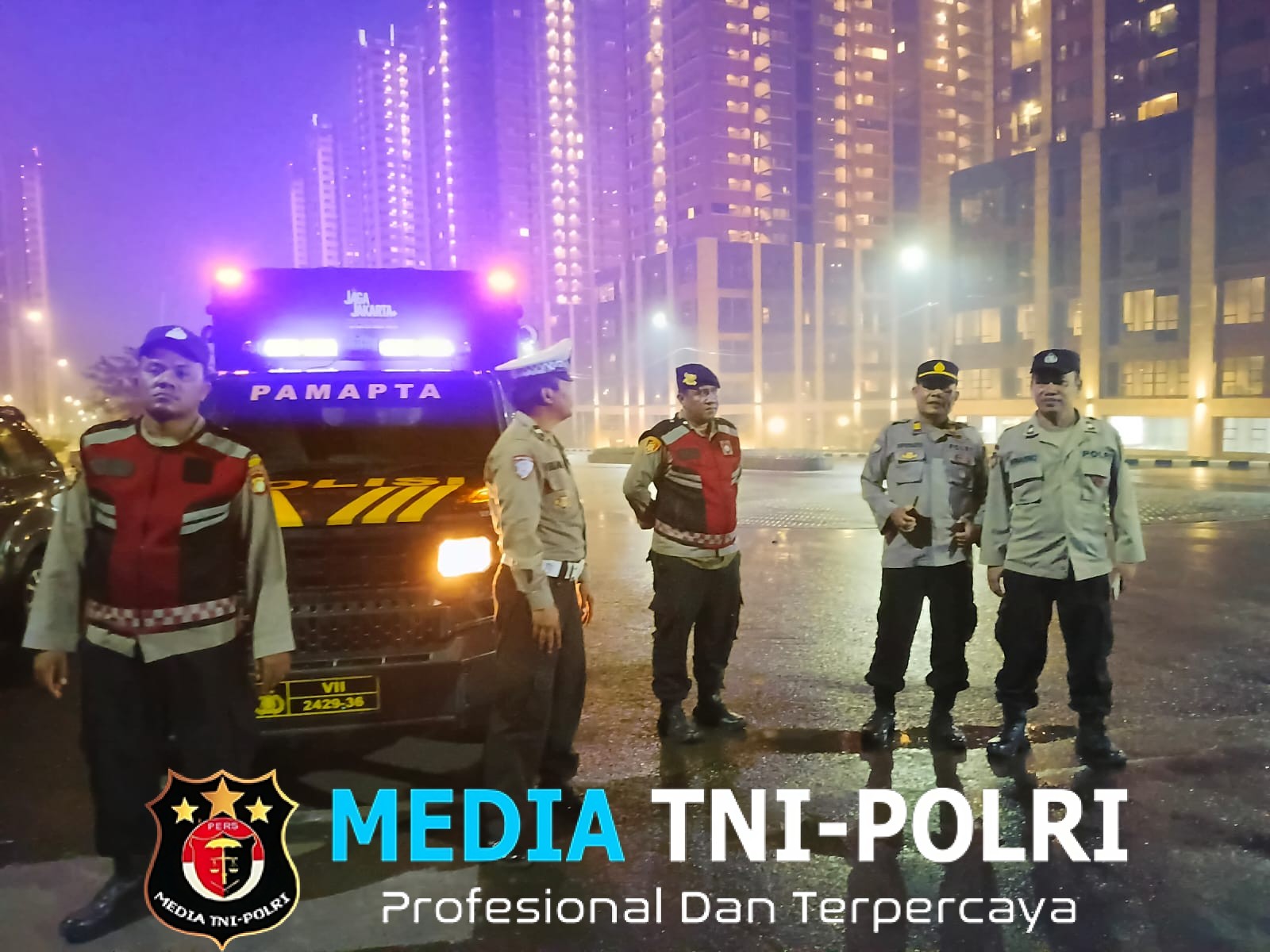 Jaga Bekasi Jaga Jakarta On The Spot, Polsek Cikarang Selatan Gelar Patroli Biru dan Cipkon Cegah 3C