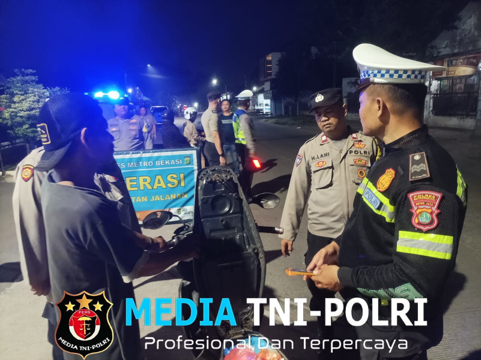 Jaga Bekasi Jaga Jakarta On The Spot, Polsek Kedungwaringin Gelar OKJ Cegah 3C dan Tawuran