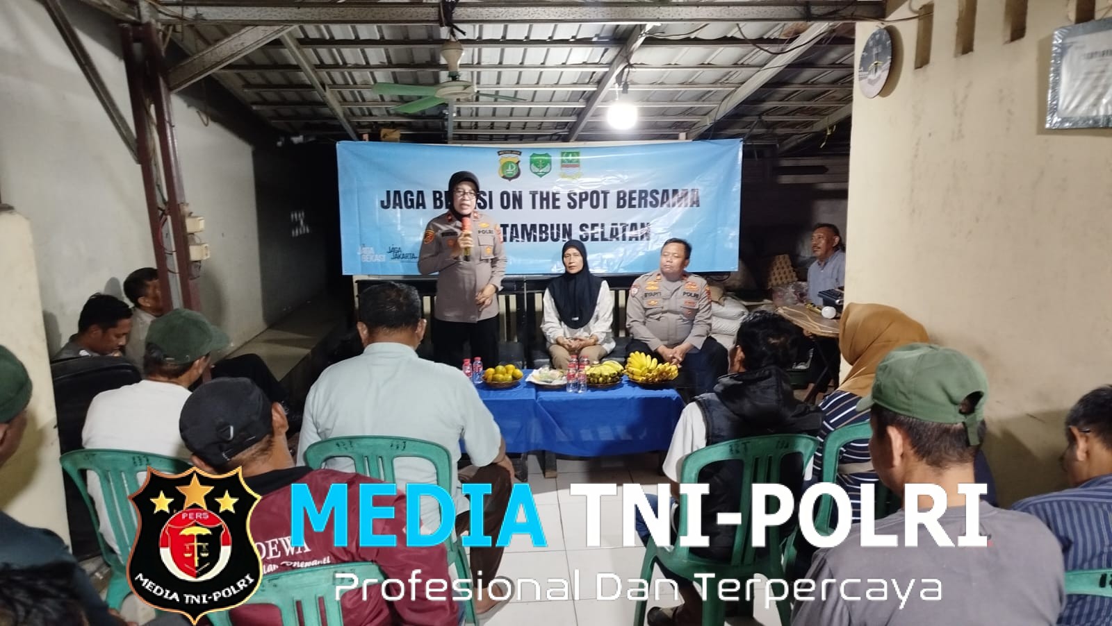 Jaga Bekasi On The Spot di Tambun Selatan, Kapolsek Ajak Warga Cegah Tawuran, Narkoba hingga Curanmor