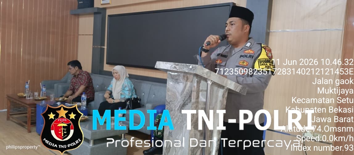 Jaga Jakarta Jaga Bekasi On The Spot Rapat Minggon Desa Muktijaya Polisi Ajak Jaga Kamtibmas Jelang Pilkades