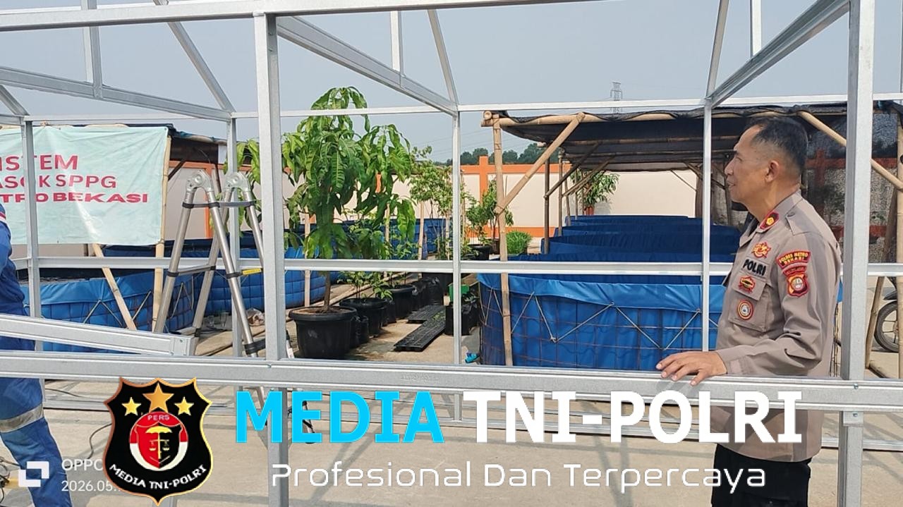 Sat Pam Obvit Polres Metro Bekasi Tanam Bibit Sayuran Dukung Ketahanan Pangan