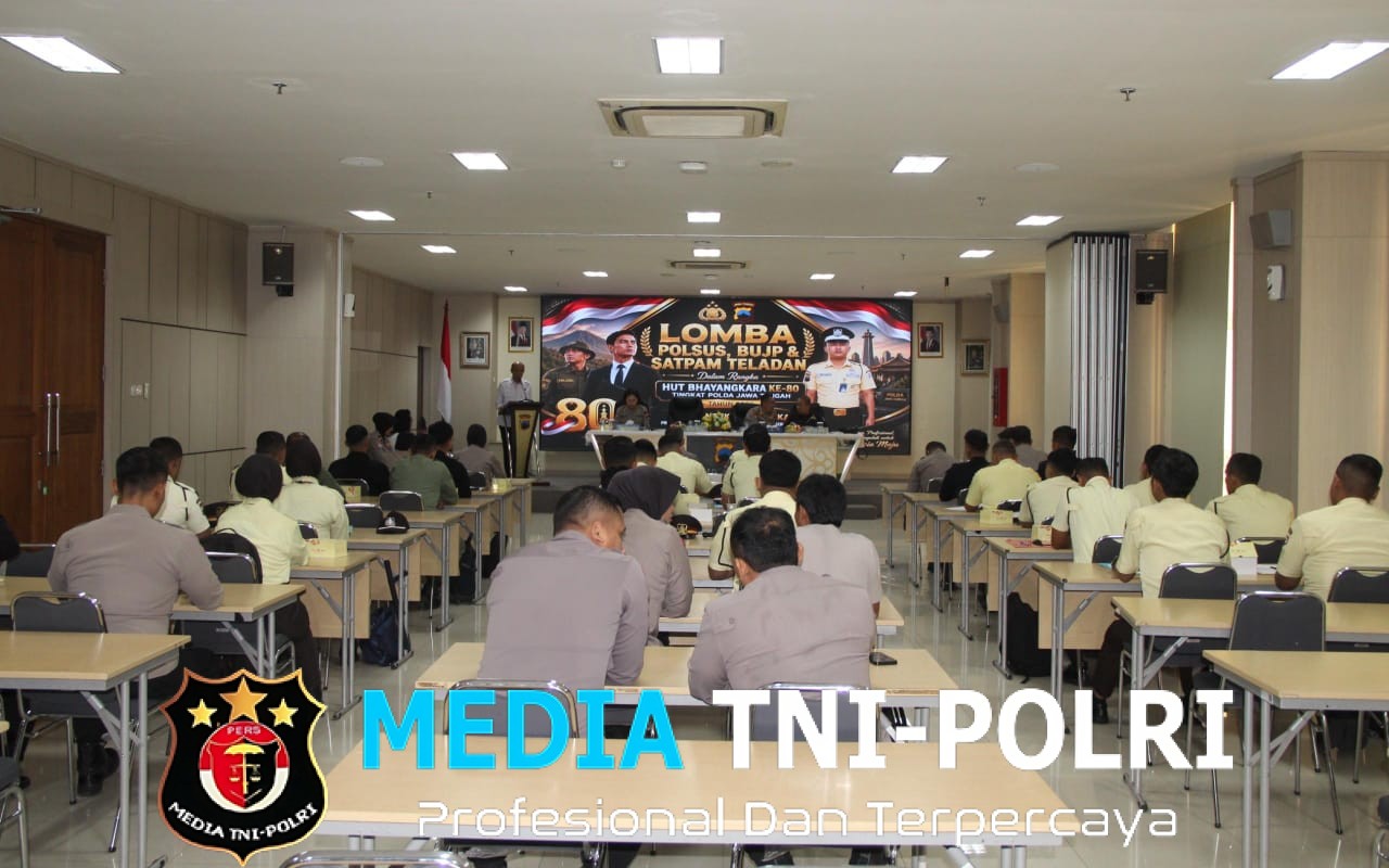 Sambut HUT Bhayangkara ke-80, Polda Jateng Gelar Lomba Polsus, BUJP dan Satpam Teladan Guna Wujudkan Pengamanan Swakarsa Profesional