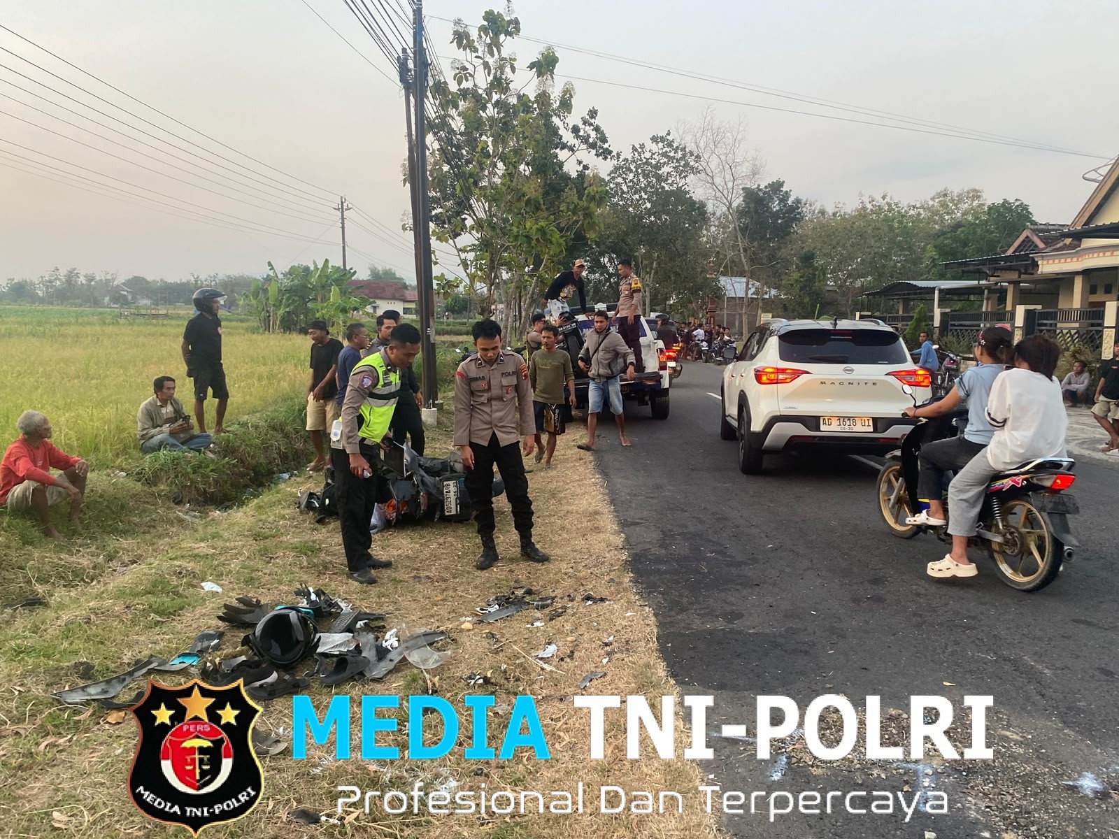 Kecelakaan Maut di Wuryantoro, Tiga Orang Meninggal Dunia dalam Tabrakan Dua Sepeda Motor