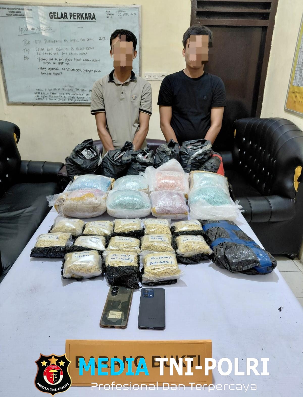 Perang Melawan Narkoba! Polres Sarolangun Bongkar Jaringan Riau–Jambi–Jawa Timur