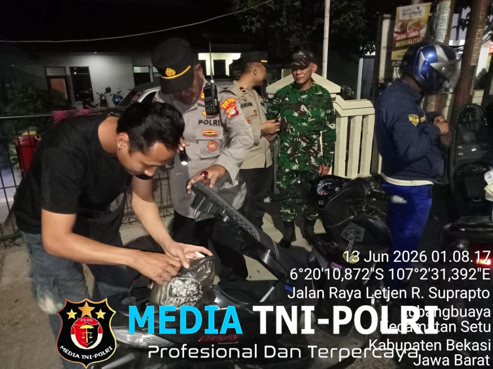 Polsek Setu Gelar OKJ dan Patroli Biru, Antisipasi 3C hingga Gangguan Kamtibmas