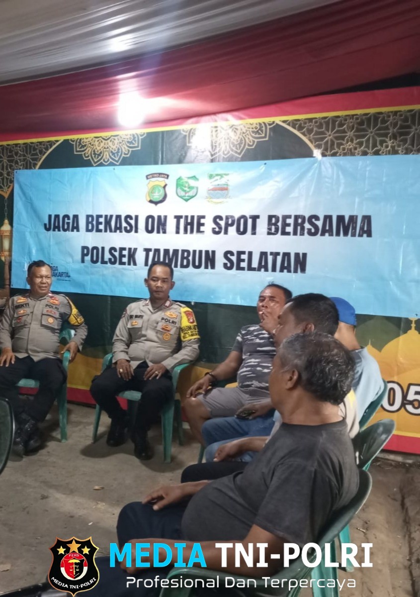 Dini Hari di Papanmas, Jaga Bekasi On The Spot Ajak Warga Tambun Selatan Cegah Tawuran dan 3C