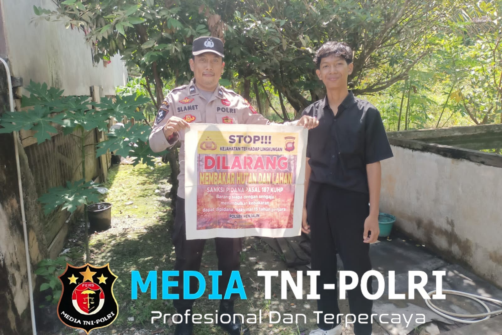 Patroli dan Himbauan Karhutla Intensif Dilaksanakan Polsek Menjalin untuk Cegah Kebakaran Hutan dan Lahan