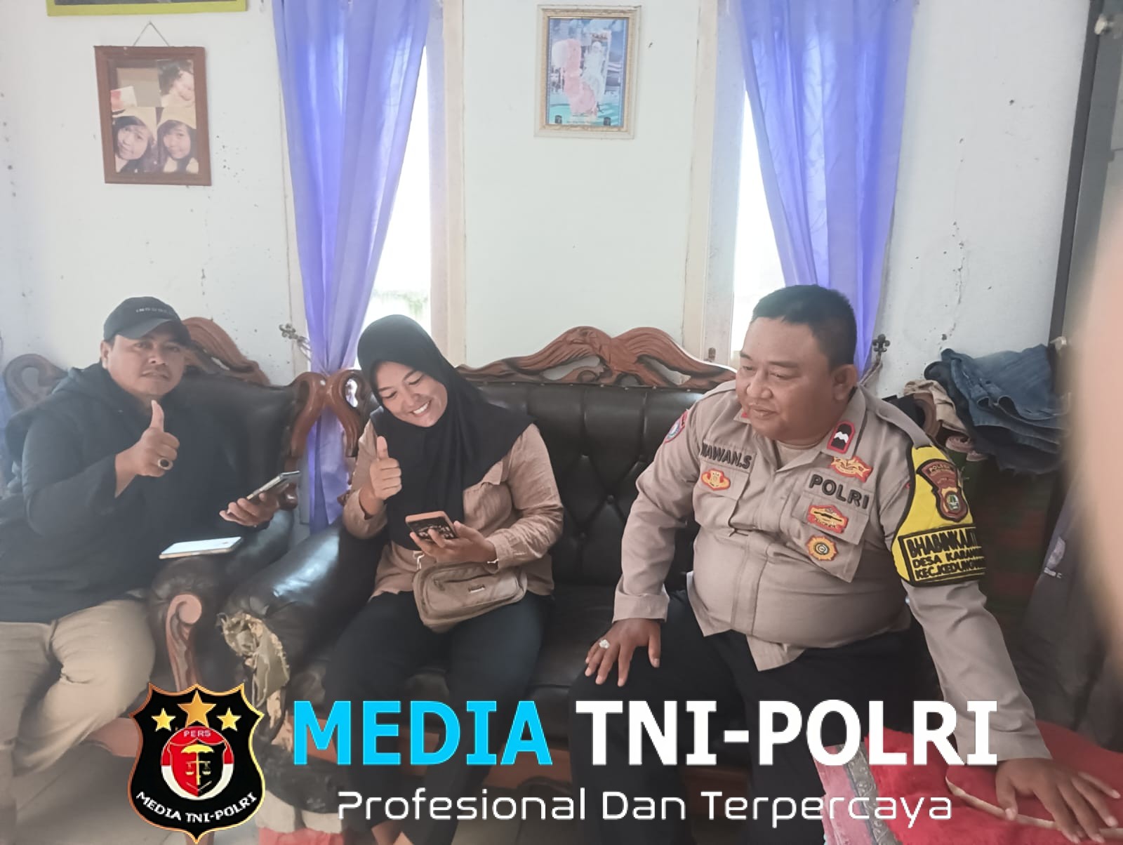Jaga Jakarta Jaga Bekasi On The Spot di Karangmekar, Bhabinkamtibmas Ajak Warga Hidupkan Lagi Siskamling