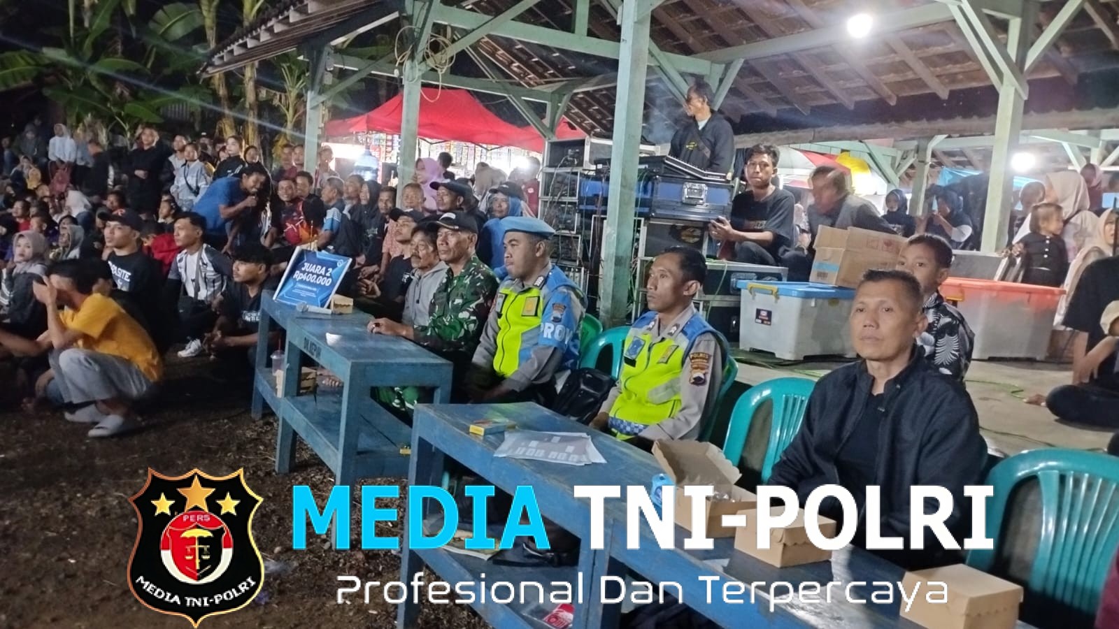 Patroli Malam dan Pengamanan Turnamen Meriahkan Bersih Dusun Kepuh, Warga Merasa Aman