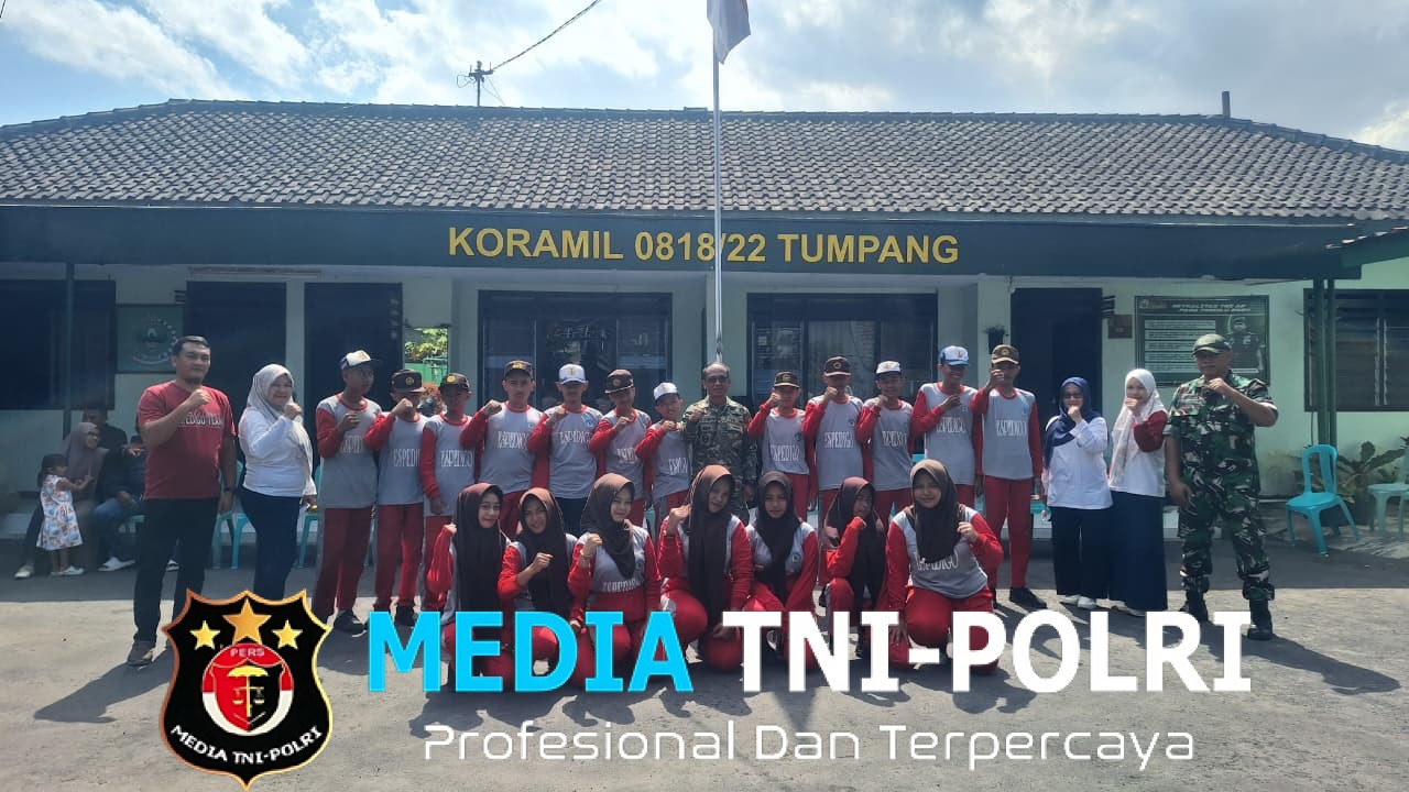 Danramil 0818-22/Tumpang Berikan Pembinaan Karakter dan Kedisiplinan kepada Siswa SMP Diponegoro Tumpang