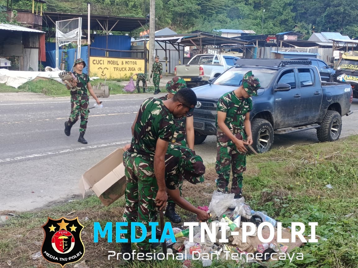 Semarak Pesparawi Nasional XIV, Prajurit Kodam XVIII/Kasuari Gelar Karya Bakti