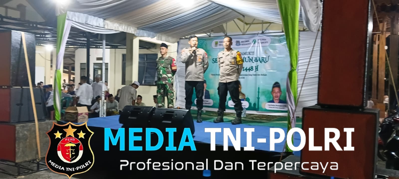 JAGA JAKARTA JAGA BEKASI, Polsek Bojongmangu Amankan Kegiatan Tahun Baru Islam 1448 H di Desa Sukamukti