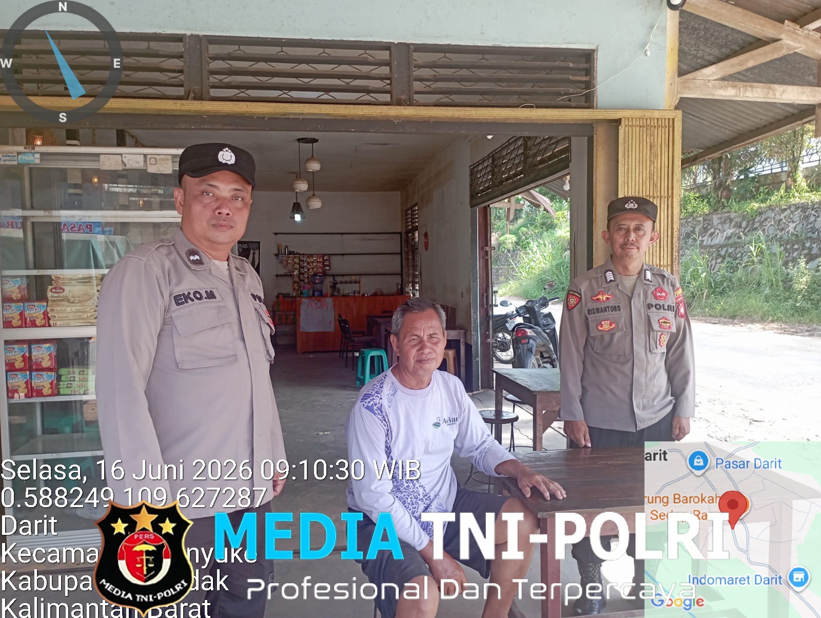 Ciptakan Situasi Yang Aman dan Kondusif Samapta Polsek Menyuke Lakukan Patroli Siang