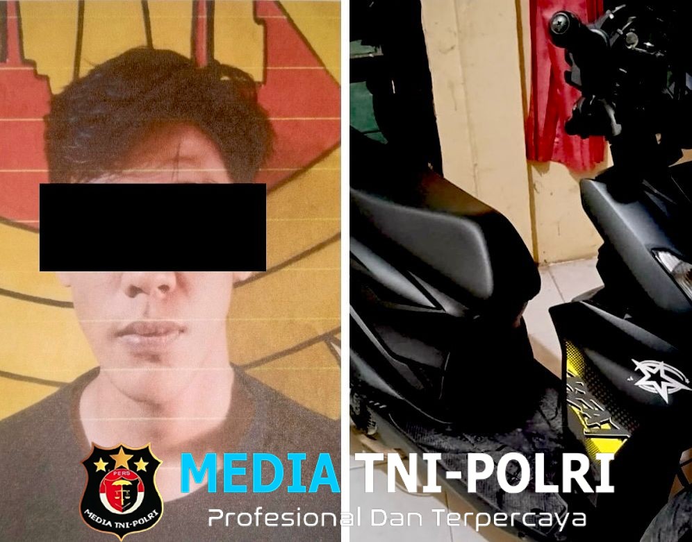Dalih Jenguk Orang Tua, Pemuda di Lampung Tengah Bawa Kabur Sepeda Motor dan Akhirnya Ditangkap Polisi