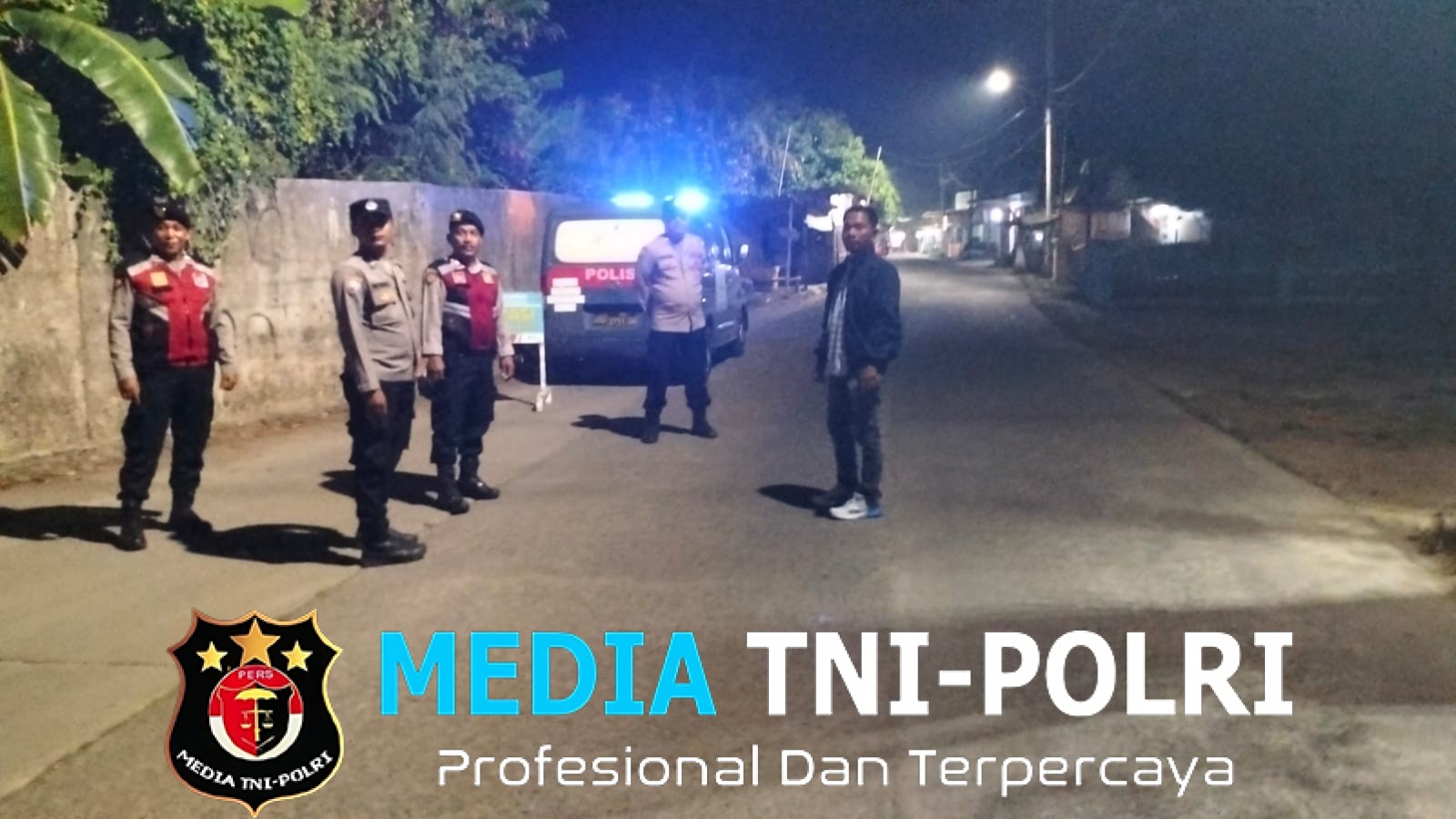 Dari Jembatan Jokowi hingga Penombo, OKJ Polsek Muara Gembong Jaga Malam Tetap Kondusif