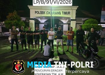Berawal dari Laporan 110, Polsek Cikarang Timur Ungkap Perampasan Motor Driver Ojol Bermodus Order Fiktif