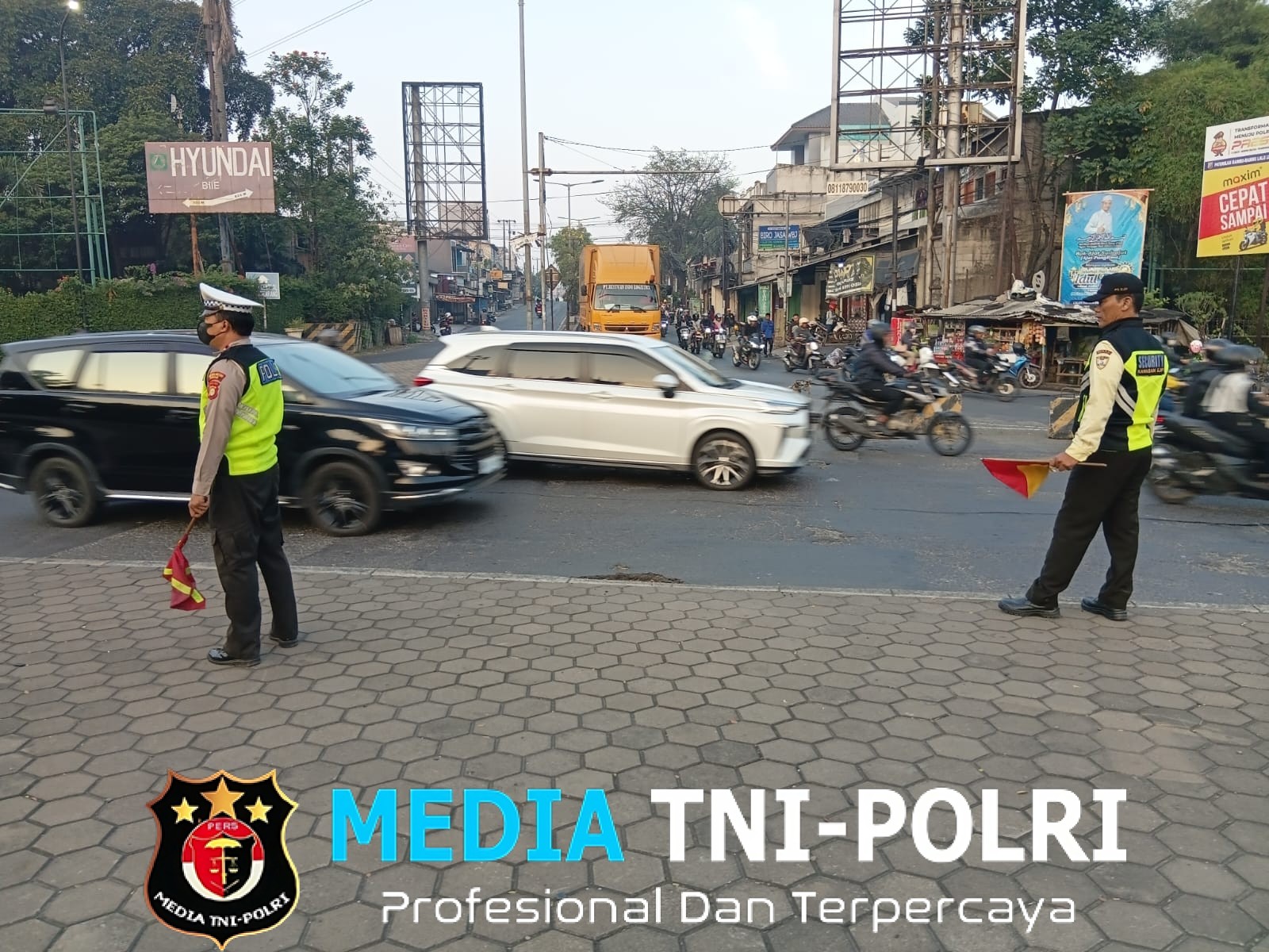 Pagi Cikarang Selatan Bergerak, Polisi Hadir Urai Arus di Simpang hingga Kawasan Industri