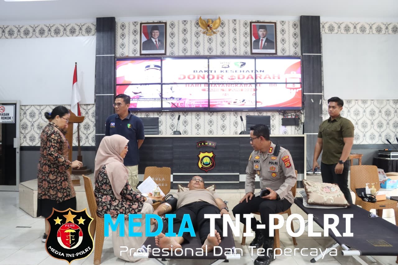 Memperingati Hari Bhayangkara ke-80 Polres Merangin Gelar Donor Darah Bentuk Kepedulian Sosial dan Kemanusiaan
