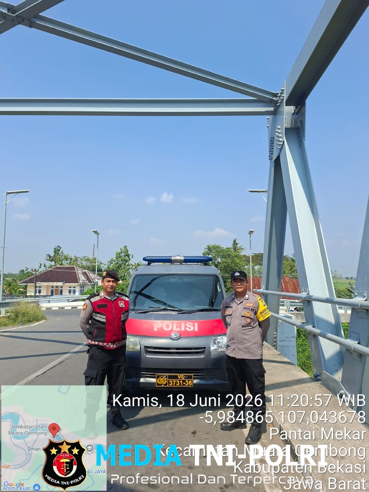 Jaga Jakarta Jaga Bekasi, Patroli KRYD Polsek Muara Gembong Perkuat Pencegahan Kejahatan Jalanan
