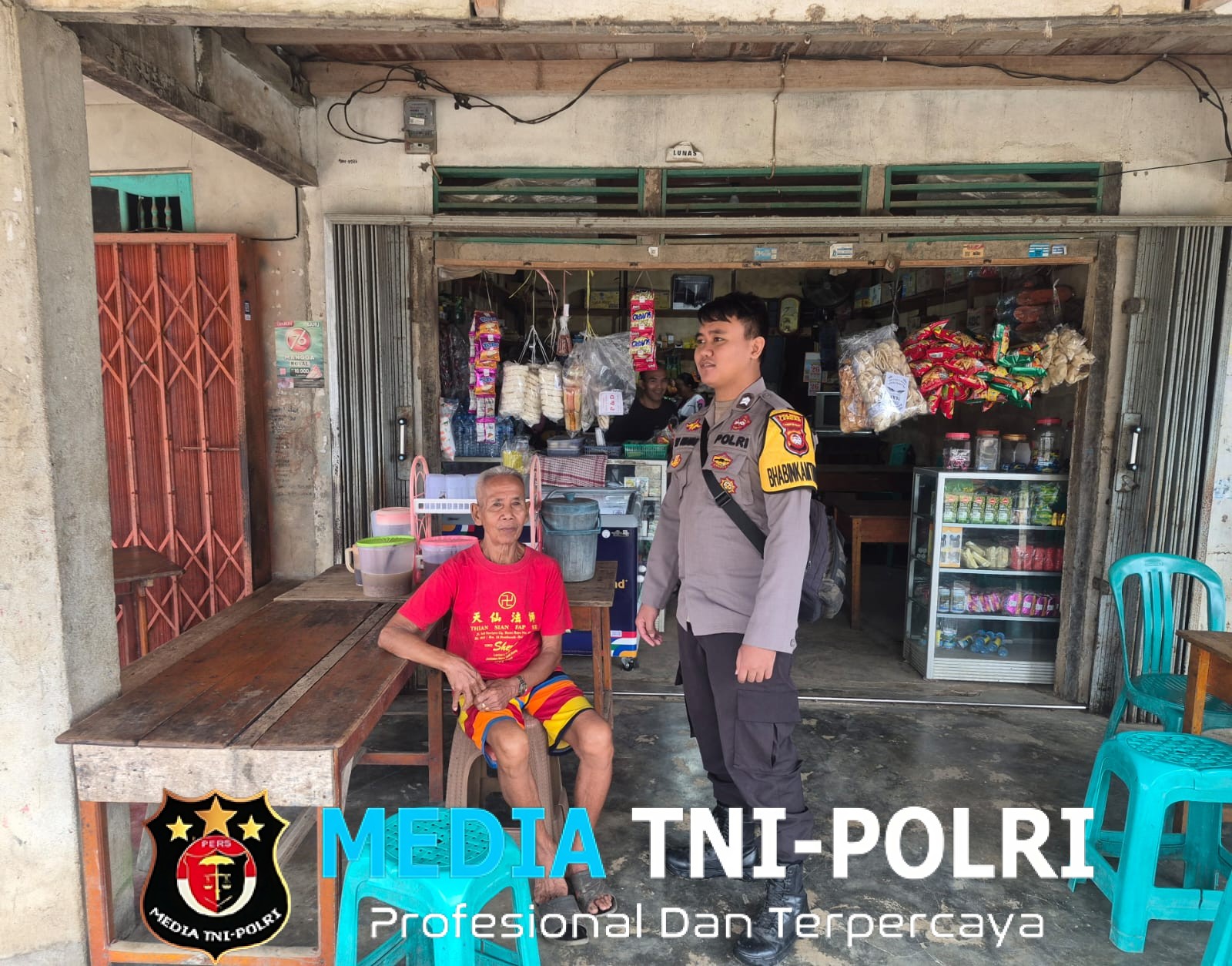 Jalin Kedekatan dengan Warga Binaan, Bhabinkamtibmas Subsektor Sompak Sampaikan Pesan Kamtibmas