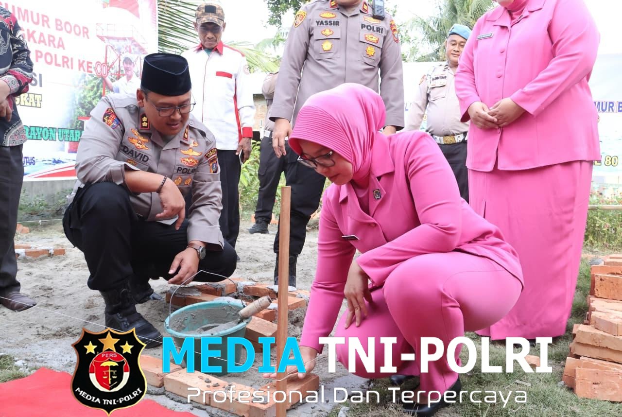 Kapolres Langkat Pimpin Peletakan Batu Pertama Sumur Bor untuk Warga Tanjung Putus