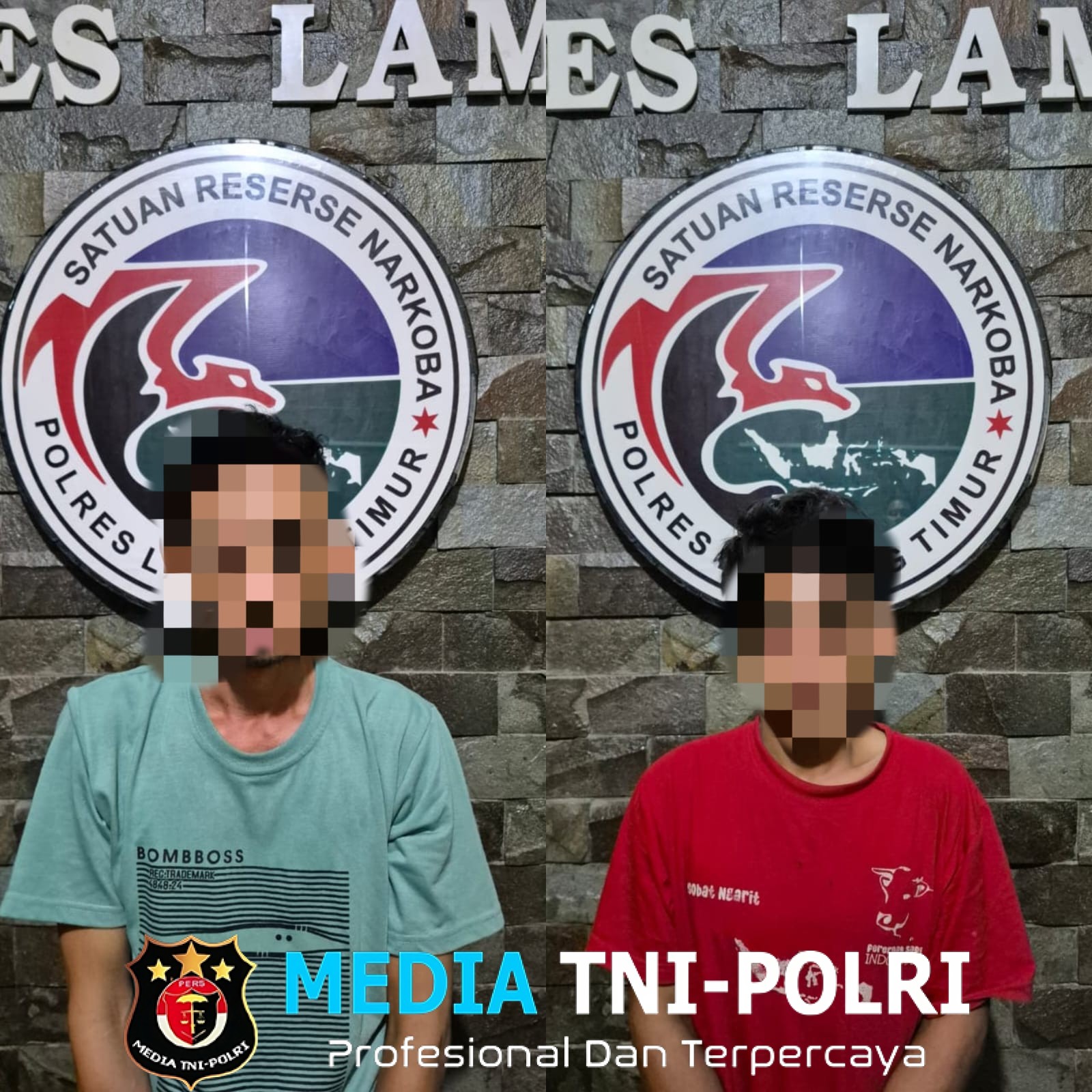 Satresnarkoba Polres Lampung Timur Ungkap Kasus Penyalahgunaan Narkotika, Dua Pelaku Diamankan Beserta Sabu dan Senjata Api Rakitan