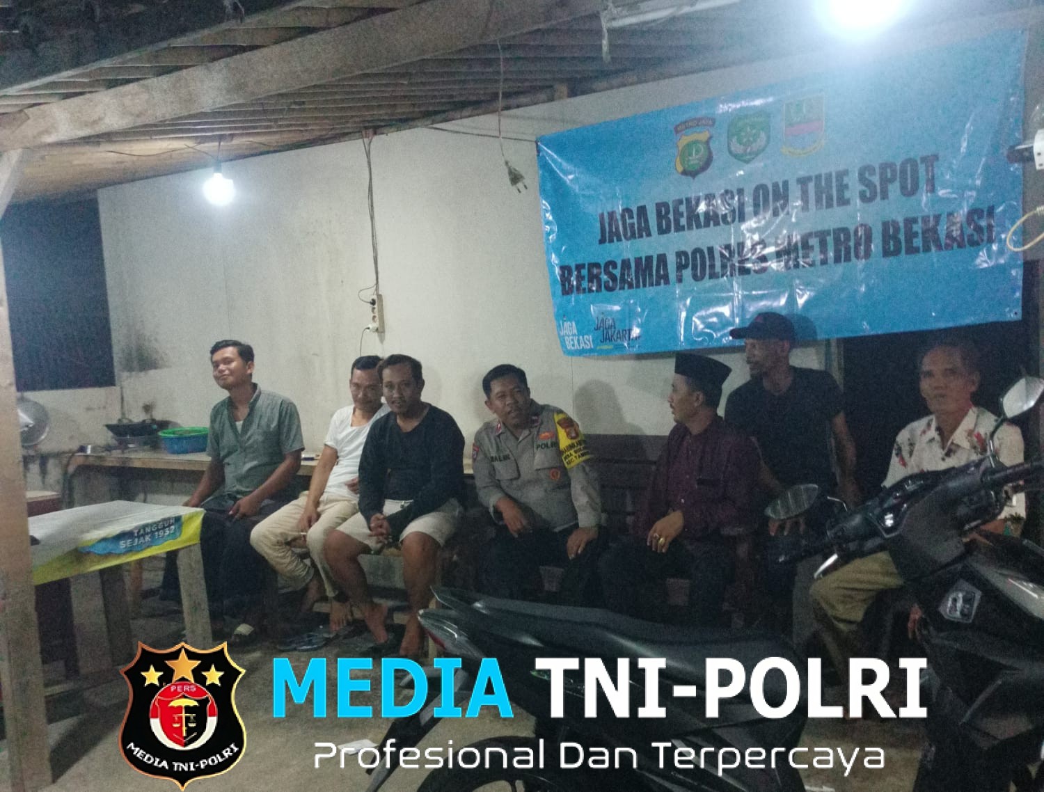 Jaga Bekasi On The Spot di Sukawijaya, Polsek Tambelang Ajak Warga Perkuat Kepedulian Lingkungan