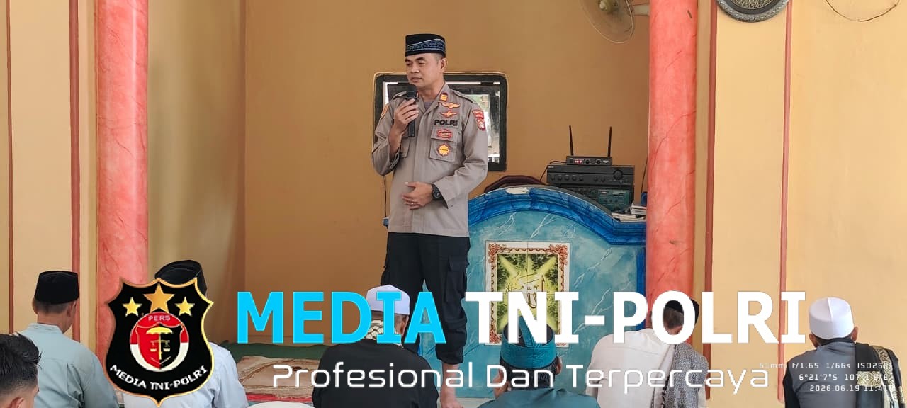 Jaga Jakarta Jaga Bekasi, Polsek Setu Gelar Safari Kamtibmas Usai Sholat Jumat di Masjid Jami Al Baitul Hakim