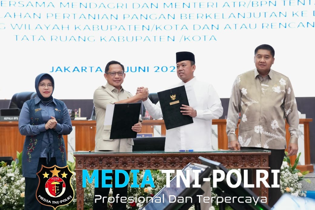 SEB Mendagri dan Menteri ATR/Kepala BPN Jadi Pedoman Pelindungan Lahan Pertanian Pangan Berkelanjutan