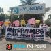 Ratusan Warga Bekasi Turun Ke Jalan, Desak Pemerintah Pertahankan Program Makan Bergizi Gratis