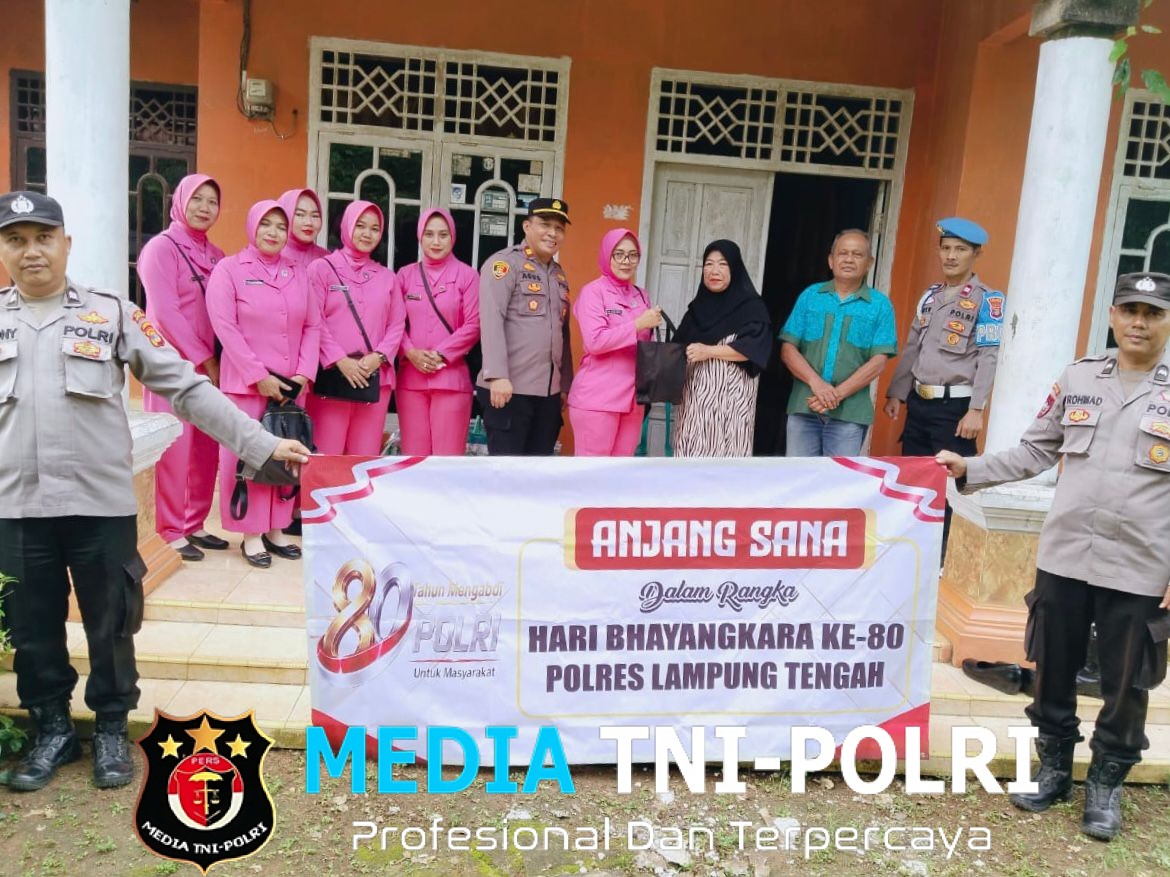 Polsek Kalirejo Anjangsana ke Purnawirawan Polri, Wujud Penghormatan di Hari Bhayangkara ke-80