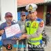 Sambut Hari Bhayangkara ke-80, Polres Pringsewu Berbagi Sembako untuk Ojol dan Opang