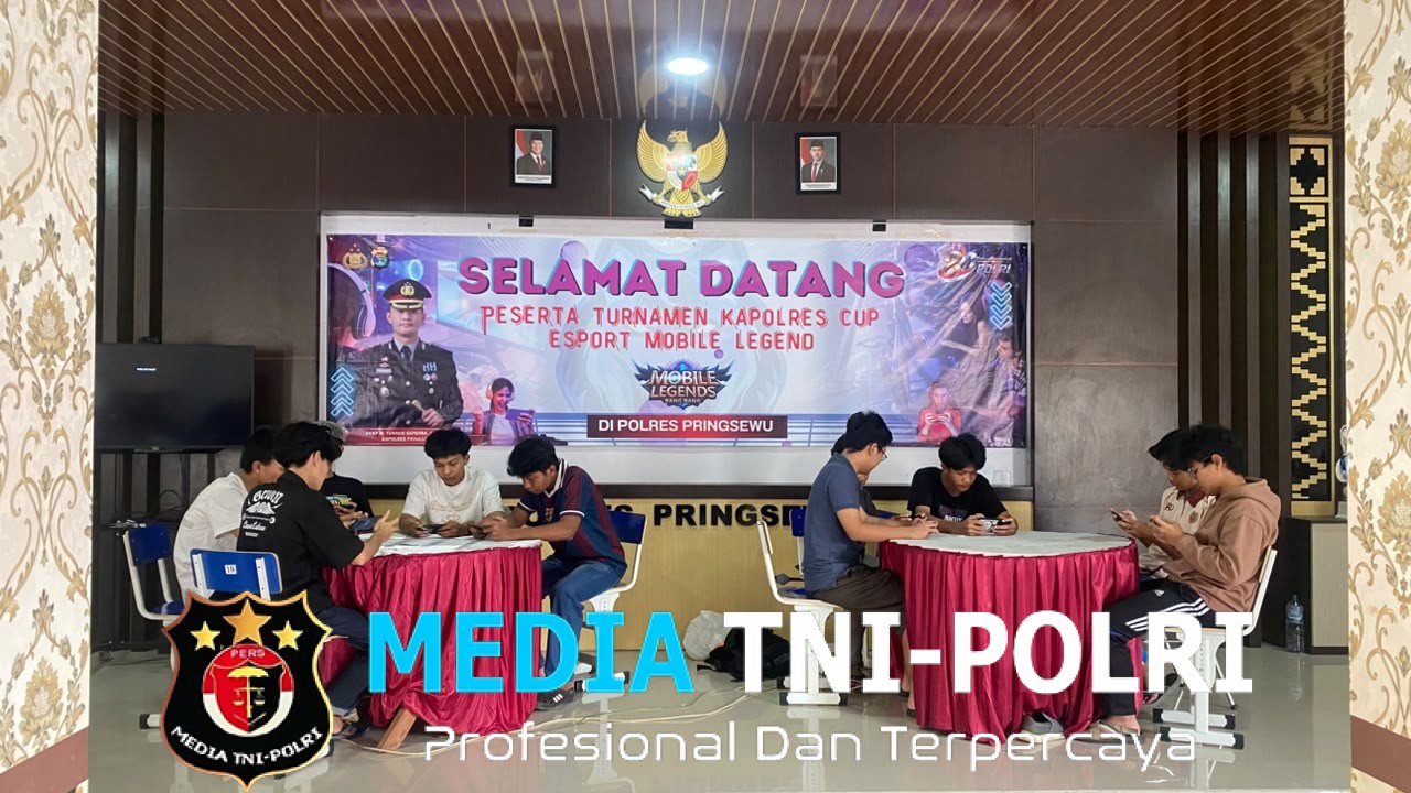 Polres Pringsewu Gelar Turnamen ML Gratis, 32 Tim Berebut Gelar Juara