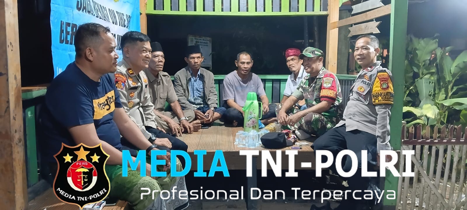 Jaga Bekasi On The Spot, Polsek Bojongmangu Perkuat Siskamling di Desa Sukamukti