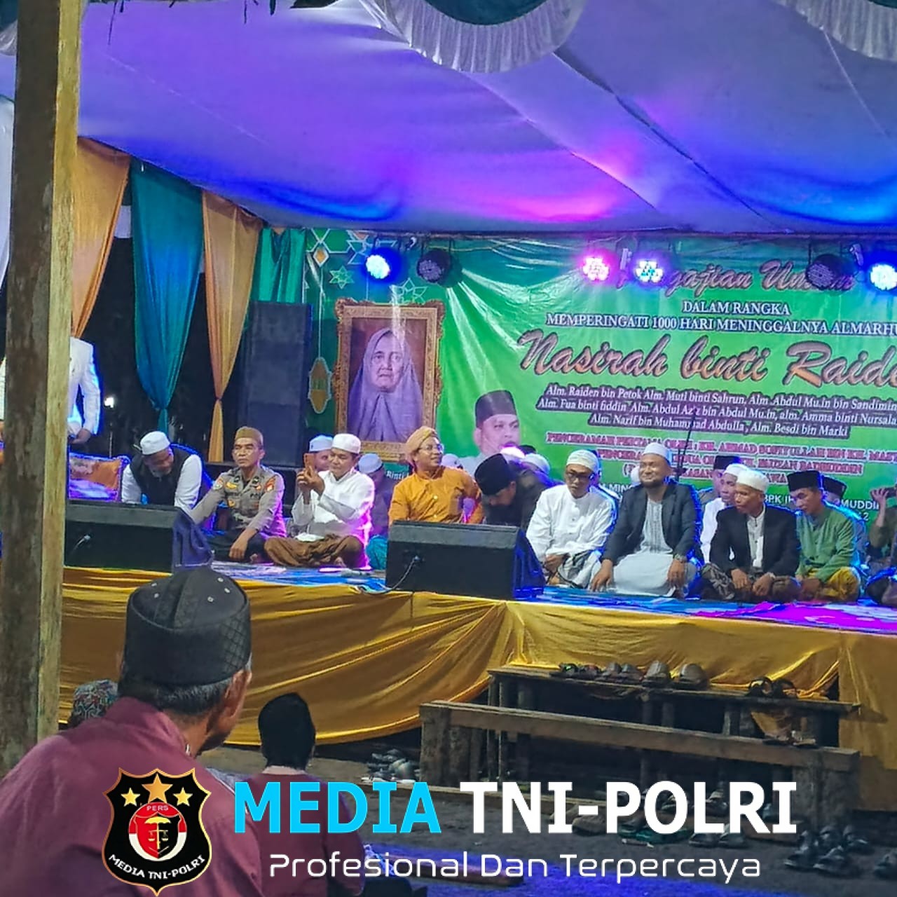 Polri Hadir di Tengah Masyarakat, Peringatan 1.000 Hari Almarhumah Nasiah Penuh Kekeluargaan dan Doa Bersama