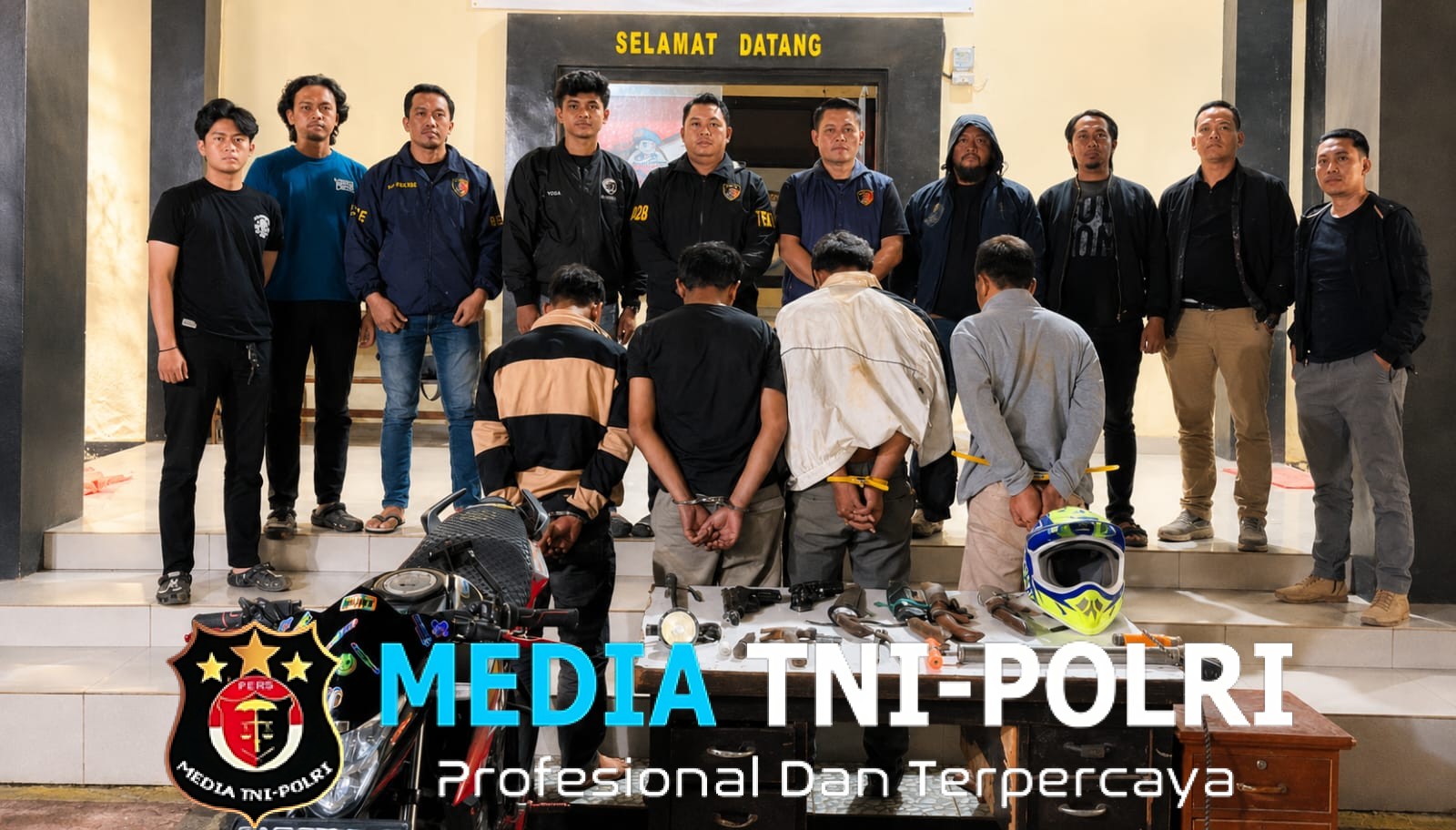 Polsek Pulau Panggung Tetapkan 4 Tersangka Pembobolan Puluhan Warung dan Rumah di Ulu Belu, 4 Pelaku DPO