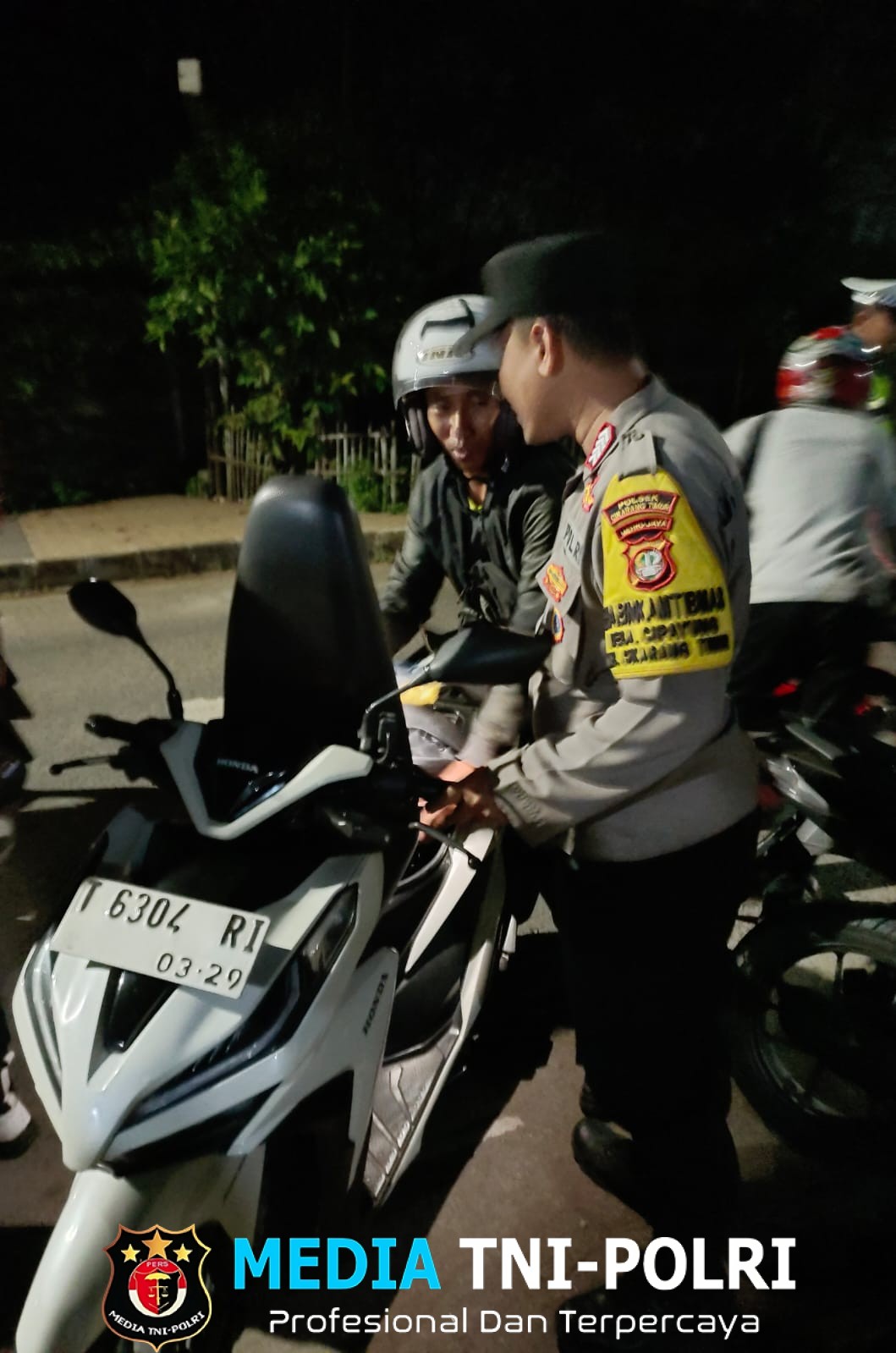 Jaga Jakarta Jaga Bekasi, Polsek Cikarang Timur Gelar OKJ dan Amankan Dua Motor Tanpa STNK