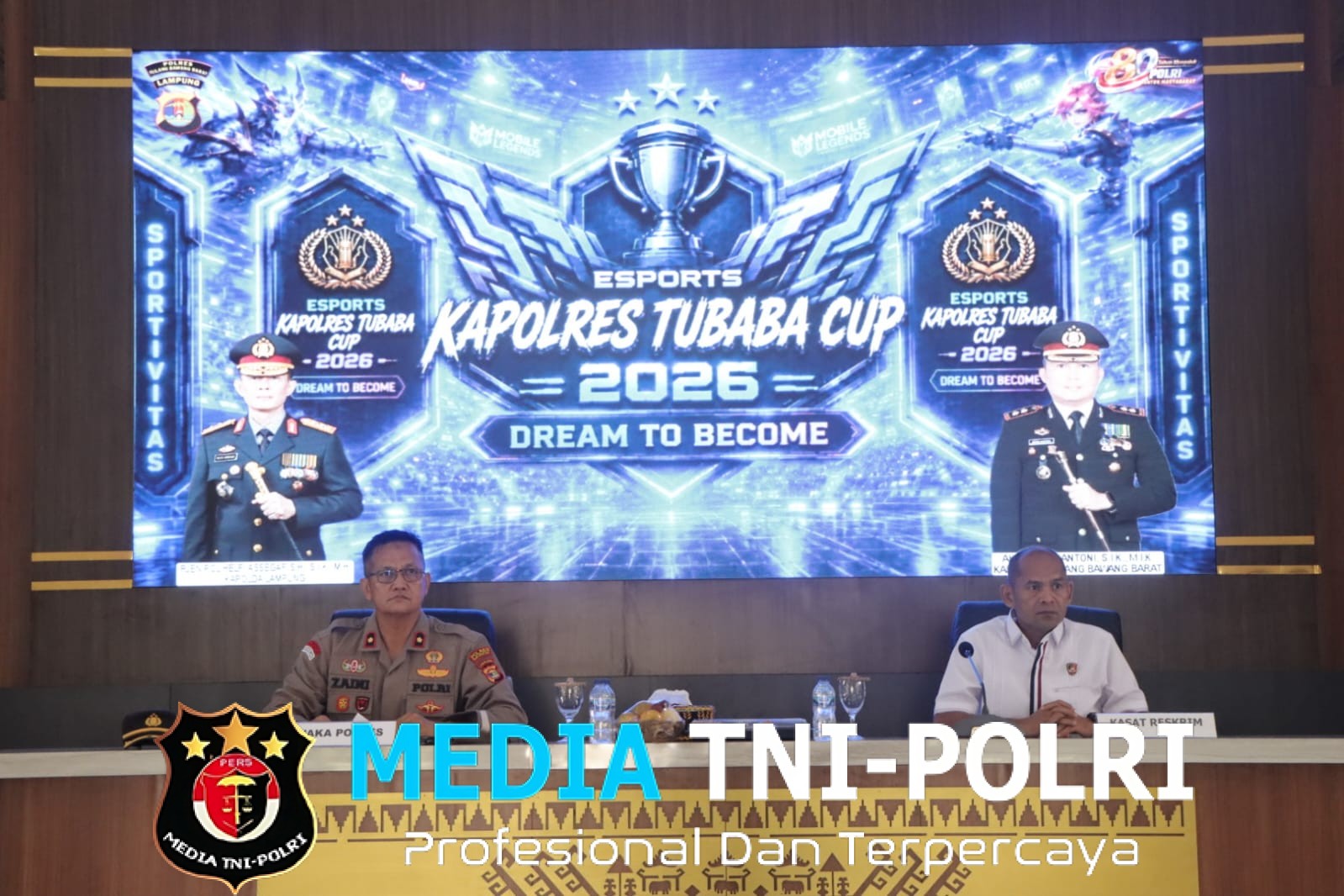 Pembukaan Turnamen E-Sport (Mobile Legends) Dalam Rangka Hut Bhayangkara Ke-80 Tahun 2026 Polres Tulang Bawang Barat